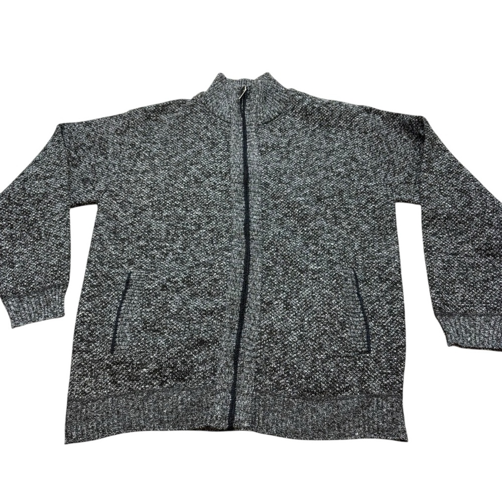Brand new without Tags Men’s Knit Flannel Lined Full Zip Jacket See Measurements